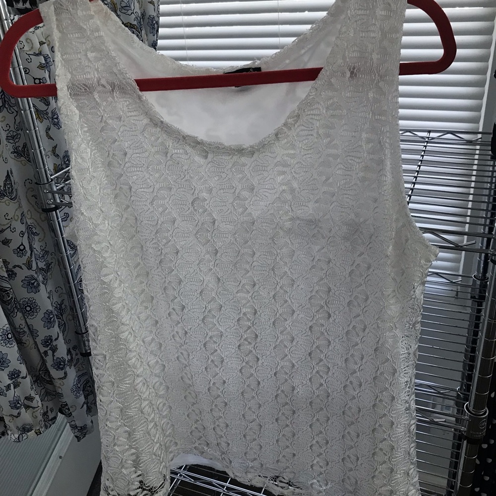 Sleeves lace, lined shell